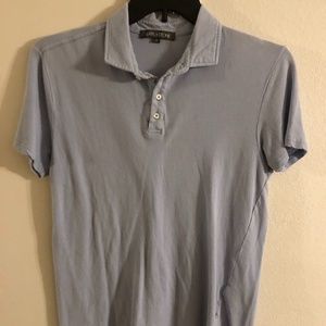 SLATE & STONE MENS M LIGHT BLUE POLO SHIRT